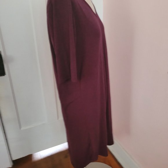 Torrid Womens Short Sleeve Knit Purple Dress - Size 1X - Picture 3 of 7